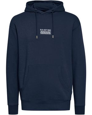 Solid Sweatshirt Rubin - Blau