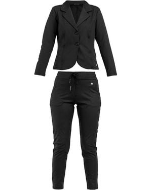 Tom Barron Freizeitanzug Casual Business Suit - Schwarz