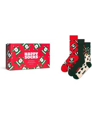 Happy Socks Socken Santa - Rot