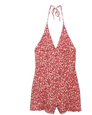 Pull&Bear Jumpsuit - Rot