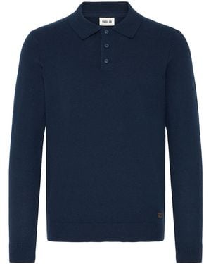 Solid Strickpullover Sdakel - Blau