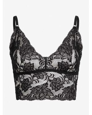 erlich textil Bralette Ophelia - Schwarz