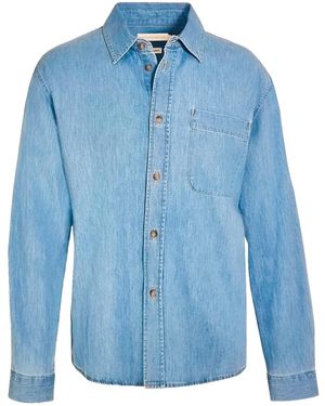 ORGANICATION Hemd - Blau