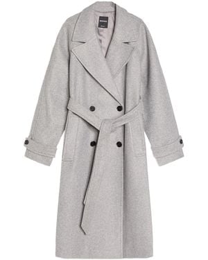 Bershka Mantel - Grau