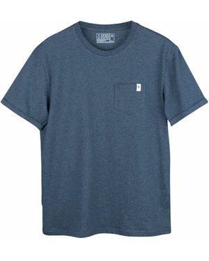 NIKIN T-Shirt Treeshirt Pocket - Blau