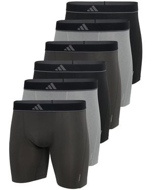 adidas Retro Boxer 6er Pack Active Micro Flex Eco - Grau