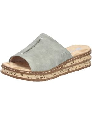 Rieker Pantolette Comfort - Grün