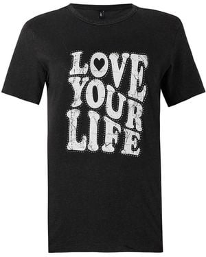 ONLY T-Shirt Onllucy - Schwarz