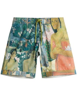Desigual Badeshorts Gaugin - Blau