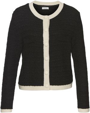 Lascana Strickjacke - Schwarz