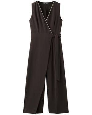 Mango Jumpsuit Terry3 - Schwarz