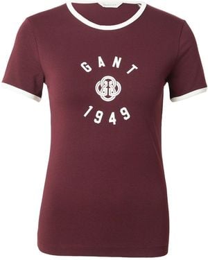 GANT T-Shirt Ringer - Rot