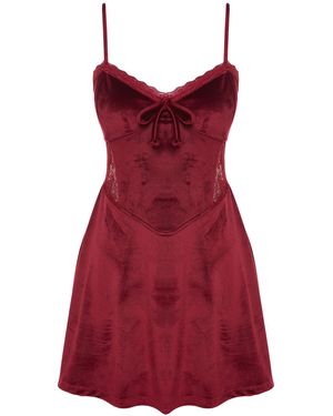 Trendyol Neglige Nighty - Rot