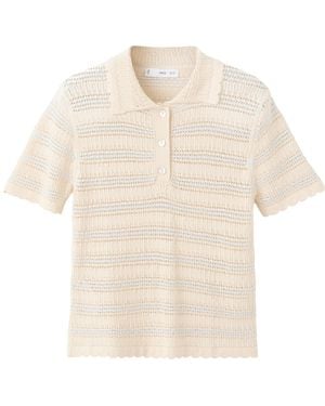 Mango Pullover Provenza - Weiß