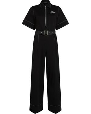 Karl Lagerfeld Jumpsuit - Schwarz
