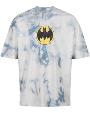 Re:Covered T-Shirt Batman Split Graphic - Blau