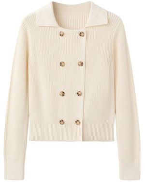 Mango Strickjacke Calella - Natur