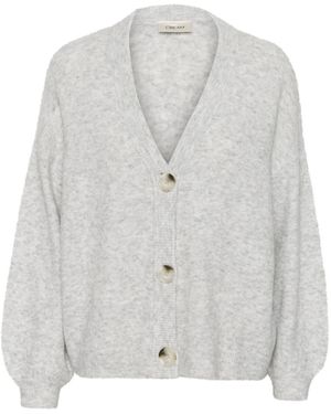 Cream Strickjacke 'Merle' - Grau