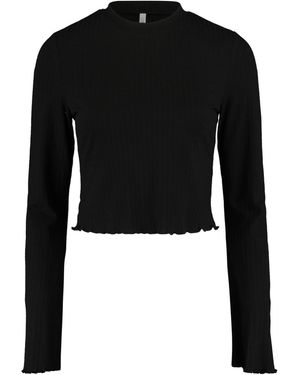 Hailys Shirt 'Silia' - Schwarz