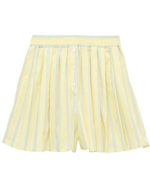 Koton Bundfaltenhose - Weiß