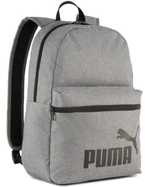 PUMA Rucksack PHASE BACKPACK III, für Erwachsene, sportlicher Stil, mit geräumigem Hauptfach - Grau