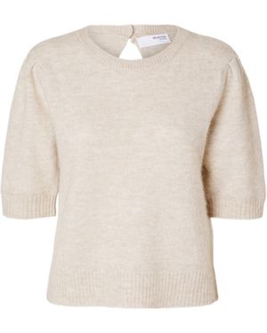 SELECTED Pullover Lulu - Weiß
