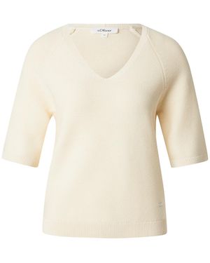 S.oliver Pullover - Weiß