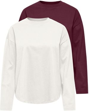 ONLY Shirt Onlhappy - Lila