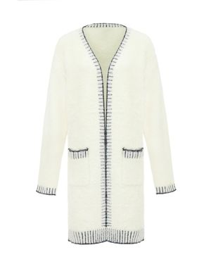 POOMI Strickjacke - Weiß