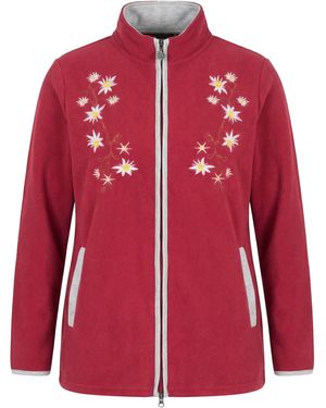 Ulla Popken Sweatjacke - Rot
