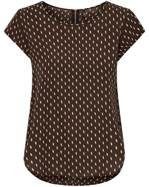 ONLY Bluse Onlvic - Braun
