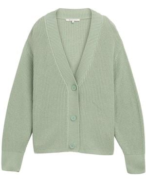 Tom Tailor Strickjacke - Grün