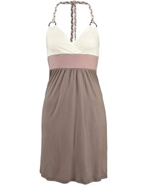 Beach Time Strandkleid Mit Colour-Blocking - Braun