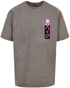 F4NT4STIC Shirt Heidi Dream Big Heroes Of Childhood - Grau