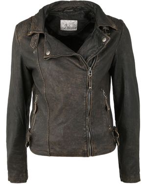 7eleven Lederjacke Lamiza - Schwarz