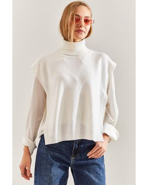 Bianco Lucci Pullover - Weiß