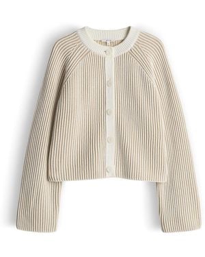 Opus Strickjacke Delsie - Weiß