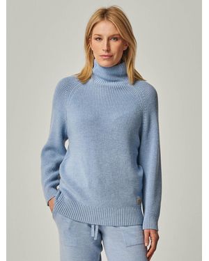 YOU LOOK PERFECT Pullover Eve - Blau