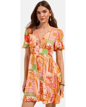 Friends Like These Kleid - Orange