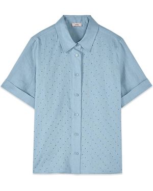 Oltre Bluse - Blau