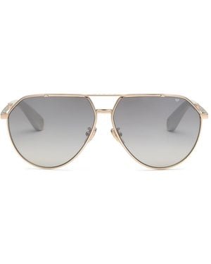 Philipp Plein Sonnenbrille Signature - Grau