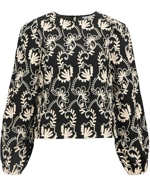 Object Bluse Objmya - Schwarz