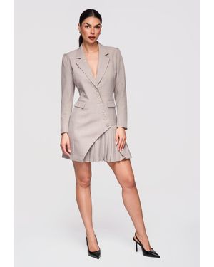 Ombre Kleid - Grau