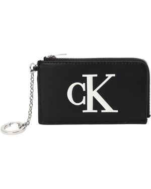 Calvin Klein Portemonnaie Bold - Schwarz