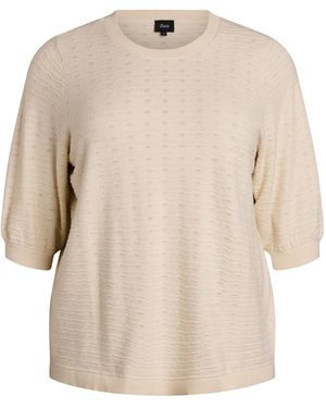 Zizzi Pullover Mella - Natur