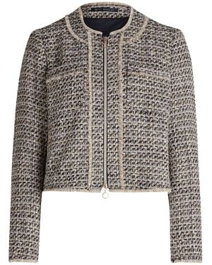 Betty Barclay Blazer-Jacke Mit Fransen - Grau