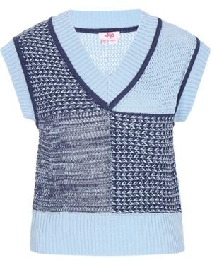myMo Strickweste - Blau