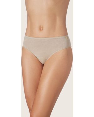 Zd - Zero Defects Panty Diana Mid Waist Soy Fiber - Natur