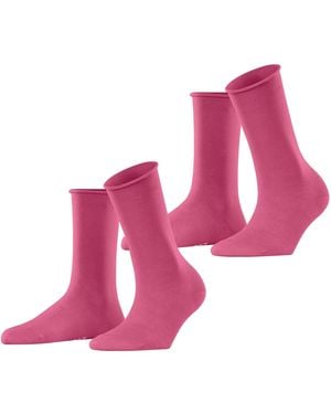 Esprit Socken Basic Pure 2-Pack - Pink