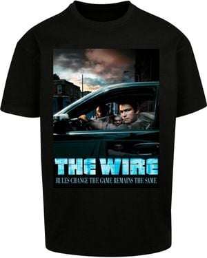Merchcode Shirt The Wire Poster - Schwarz